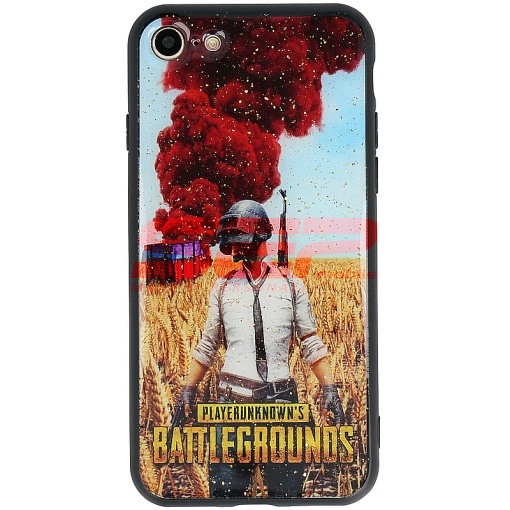 Husa UV Copy Glass Apple iPhone SE 2020 Battlegrounds