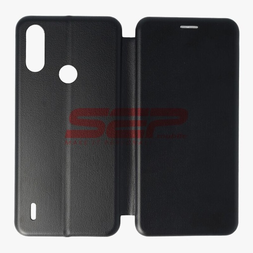 Husa FlipCover Round Motorola Moto E7i Power Black