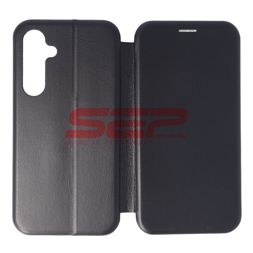 Husa FlipCover Round Samsung Galaxy S24 FE Black