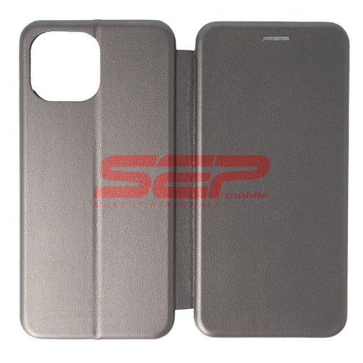 Husa FlipCover Round Xiaomi Mi 11 Lite Fossil Grey