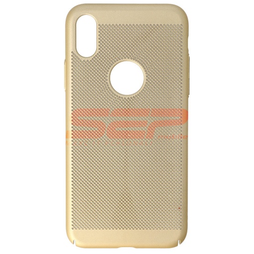 Husa Metallic Mesh Apple iPhone X / XS GOLD