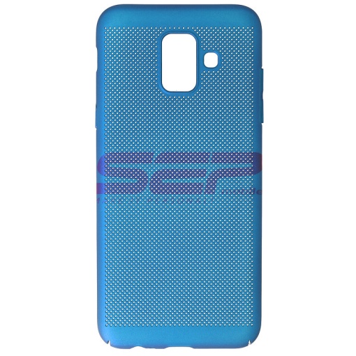 Husa Metallic Mesh Samsung Galaxy A6 (2018) BLUE
