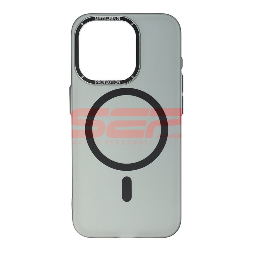 Husa PC MetalRing Magsafe Apple iPhone 15 Pro Graphite