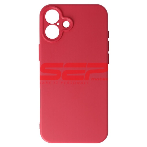 Husa silicon High Copy Apple iPhone 16 Plus Raspberry