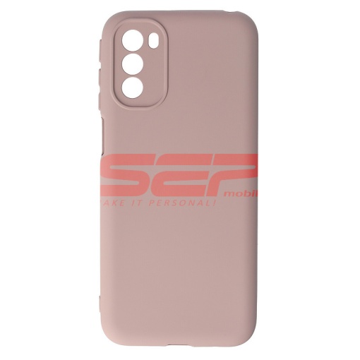 Husa silicon High Copy Motorola Moto G41 Ivory