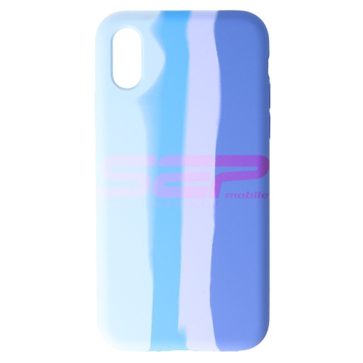 Husa silicon High Copy Rainbow Apple iPhone X No.04