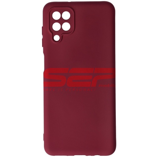 Husa silicon High Copy Samsung Galaxy A12 Burgundy