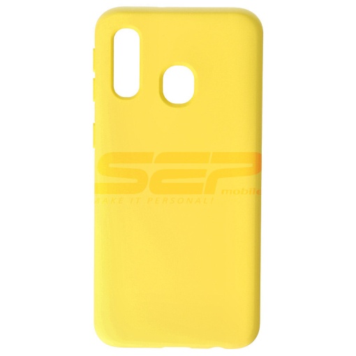 Husa silicon High Copy Samsung Galaxy A40 Yellow