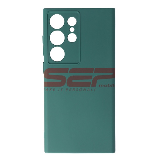 Husa silicon High Copy Samsung Galaxy S24 Ultra Midnight Green