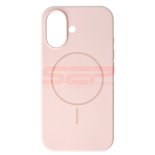 Husa Soft Silicone Magsafe Apple iPhone 16 Pink Sand