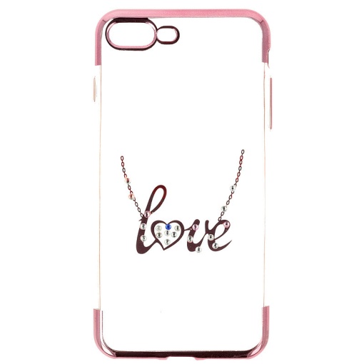 Husa TPU Diamonds Apple iPhone 8 Plus LOVE