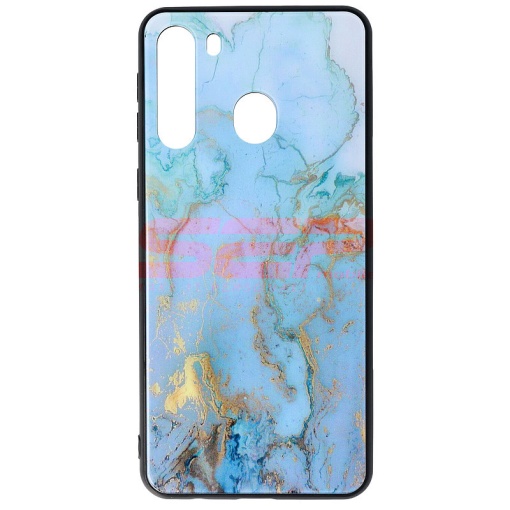Husa TPU & Glass Samsung Galaxy A21 Design 02