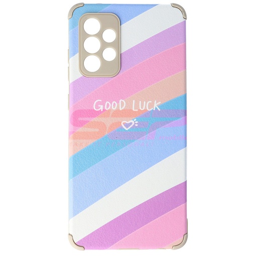 Husa TPU Leather Frosted Samsung Galaxy A72 Rainbow