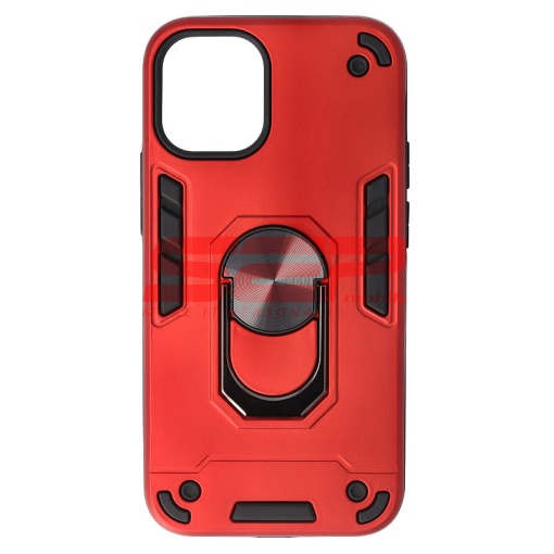 Husa TPU+PC Armor Ring Case Apple iPhone 12 mini Red