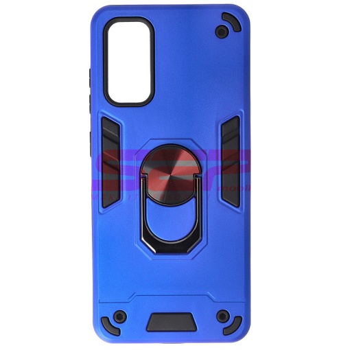 Husa TPU+PC Armor Ring Case Samsung Galaxy S20 Electric Blue