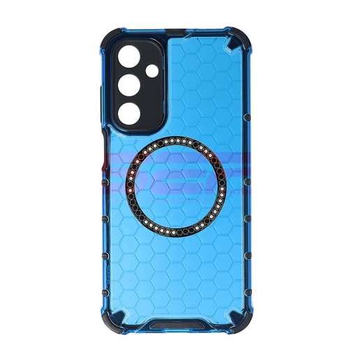 Husa TPU+PC Honeycomb Magsafe Samsung Galaxy A25 Blue