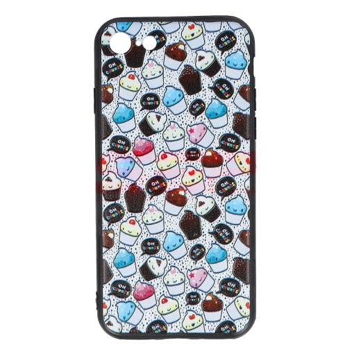 Husa TPU+PC UV Print 3D Apple iPhone SE 2022 Cupcakes