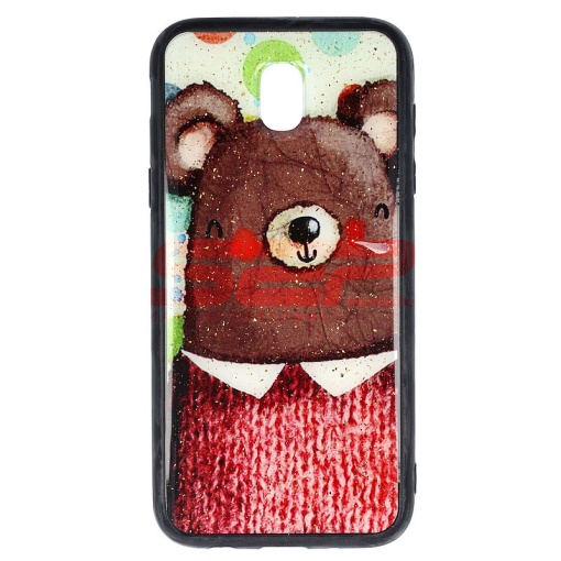 Husa UV Copy Glass Samsung Galaxy J5 2017 Bear