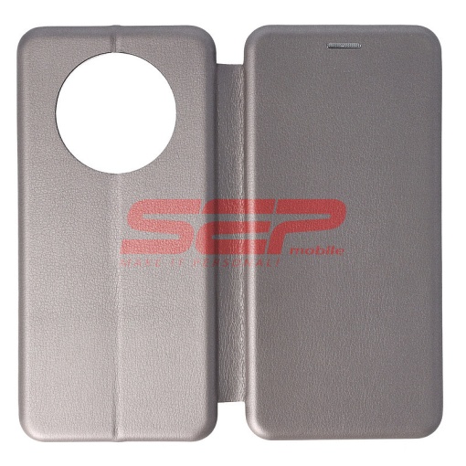 Husa FlipCover Round Huawei Mate 40 Pro Fossil Gray