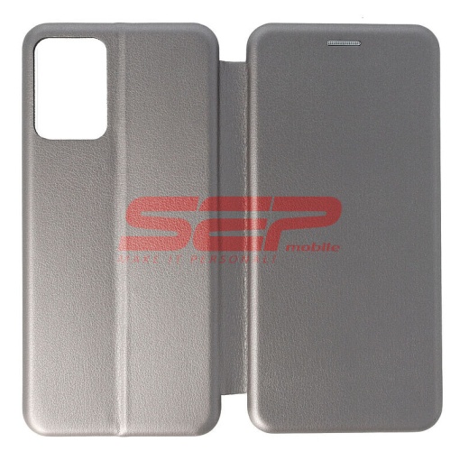 Husa FlipCover Round Motorola Moto E14 Fossil Grey