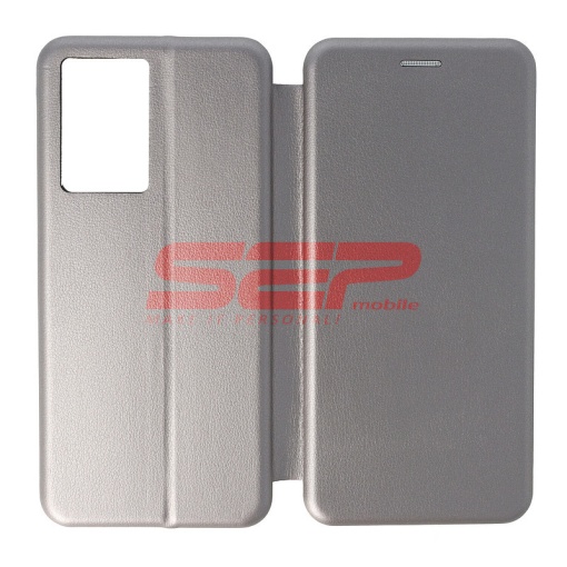 Husa FlipCover Round Oppo A77 5G Fossil Grey