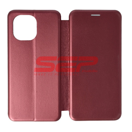 Husa FlipCover Round Xiaomi Mi 11 5G Wine