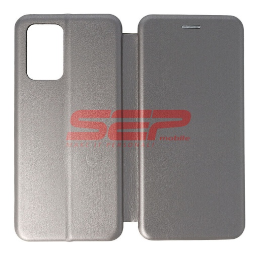 Husa FlipCover Round Xiaomi Redmi 10 2022 Fossil Grey