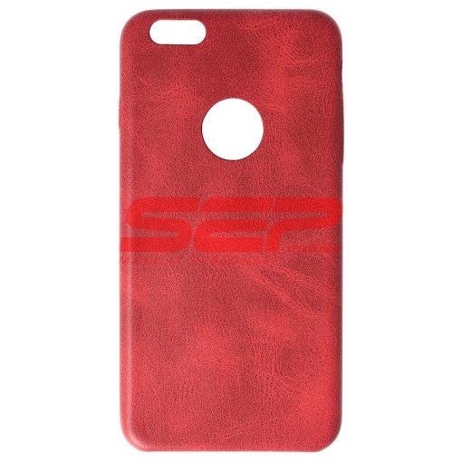 Husa Leather Vintage Tatoo Apple iPhone 6 Plus RED