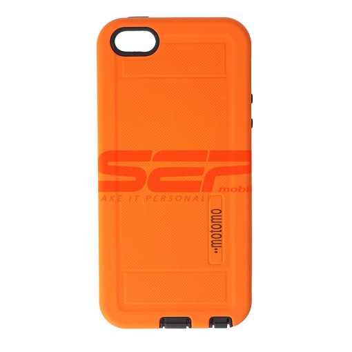 Husa Motomo Antishock 2 in 1 Apple iPhone 5G / 5S / SE ORANGE