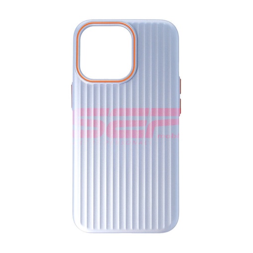 Husa PC Metallic Lines Apple iPhone 13 Pro Lavender