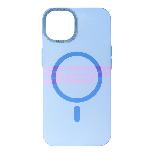 Husa PC MetalRing Magsafe Apple iPhone 14 Blue