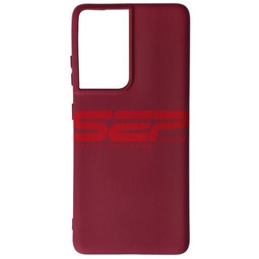 Husa silicon High Copy Samsung Galaxy S21 Ultra Burgundy