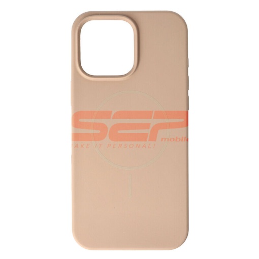 Husa Soft Silicone Magsafe Apple iPhone 16 Pro Max Desert Titanium
