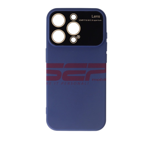 Husa TPU Camera Lens Apple iPhone 15 Pro Blue
