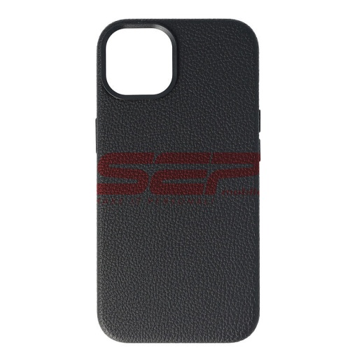 Husa TPU Leather Magsafe Apple iPhone 14 Black