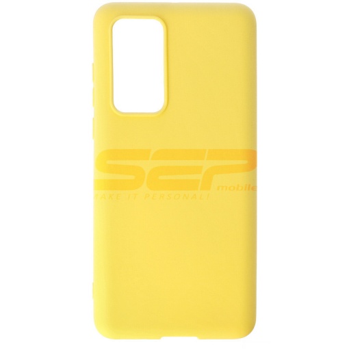 Husa TPU Matte Huawei P40 Yellow