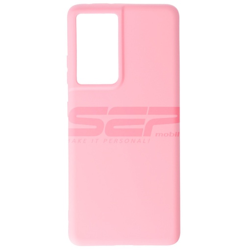 Husa TPU Matte Samsung Galaxy S21 Ultra Pink