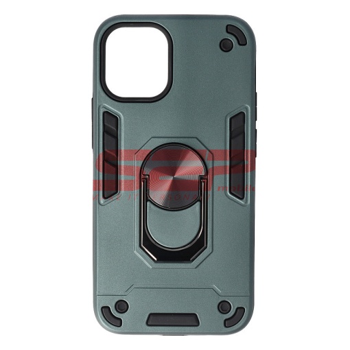 Husa TPU+PC Armor Ring Case Apple iPhone 12 mini Midnight Green