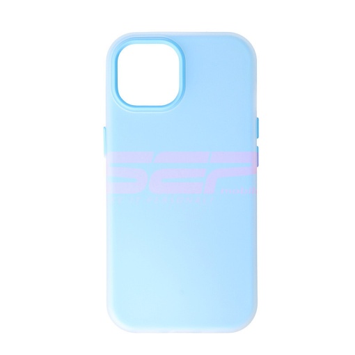 Husa TPU+PC Candy Apple iPhone 15 Baby Blue
