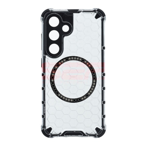Husa TPU+PC Honeycomb Magsafe Samsung Galaxy S24 Clear