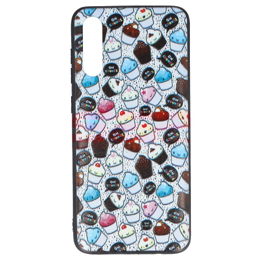 Husa TPU+PC UV Print 3D Samsung Galaxy A70 Cupcakes
