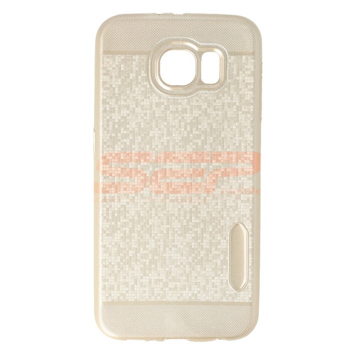 Husa TPU Water Cube Samsung Galaxy S6 GOLD