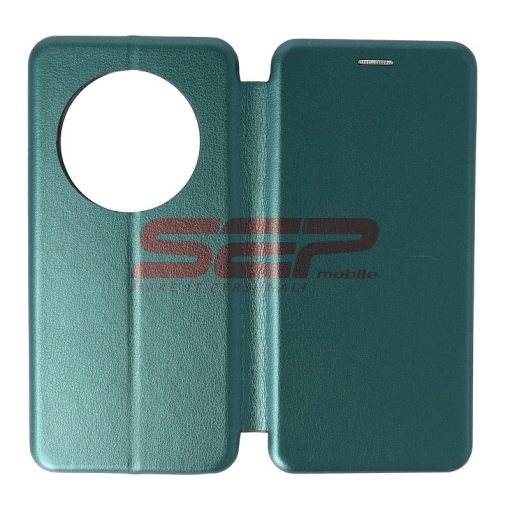 Husa FlipCover Round Honor Magic4 Pro Sea Green