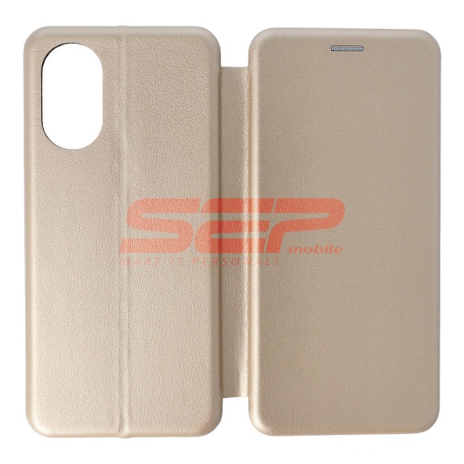 Husa FlipCover Round Oppo A38 Gold