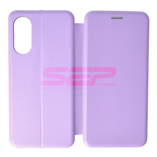 Husa FlipCover Round Oppo A78 5G Lavander