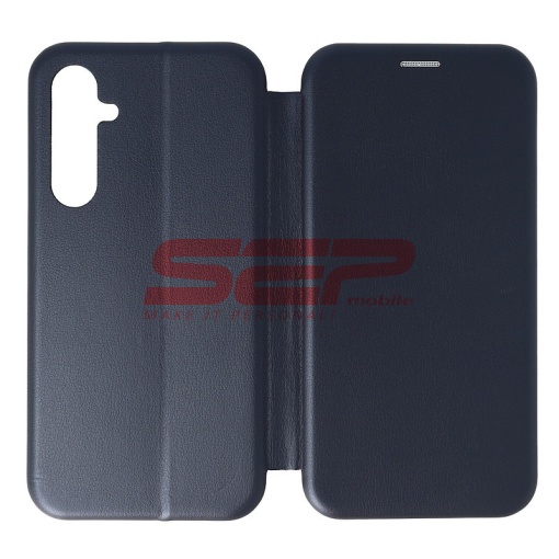 Husa FlipCover Round Samsung Galaxy A35 Midnight Blue