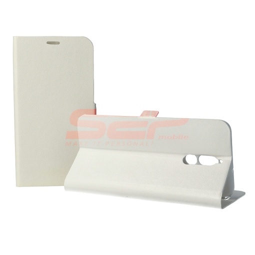 Husa FlipCover Stand Magnet Huawei P10 Lite ALB