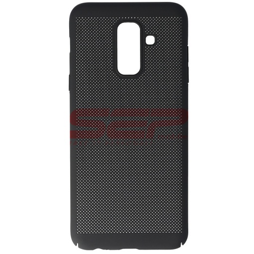 Husa Metallic Mesh Samsung Galaxy A6+ (2018) BLACK