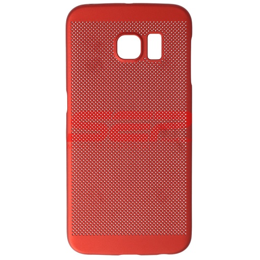 Husa Metallic Mesh Samsung Galaxy S6 Edge RED