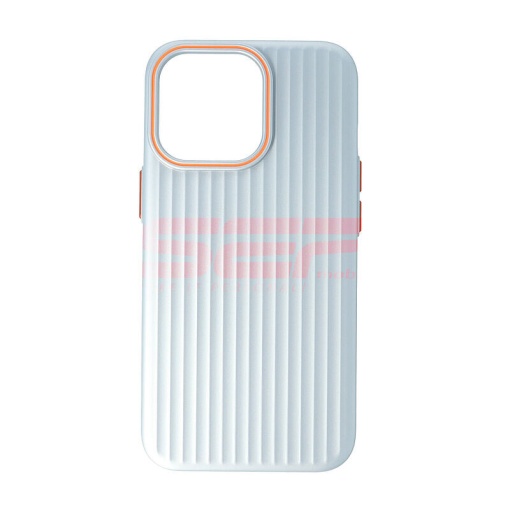 Husa PC Metallic Lines Apple iPhone 13 Pro Silver